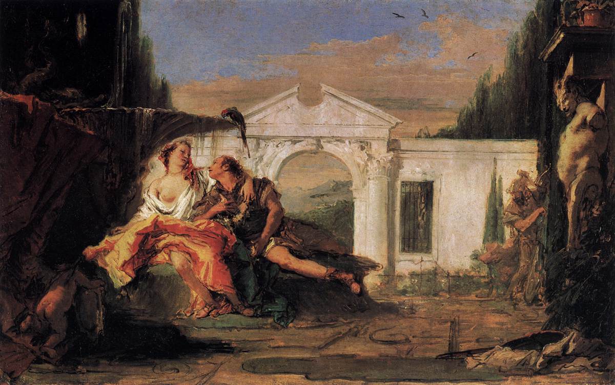 Rinaldo And Armiida by Giovanni Battista Tiepolo